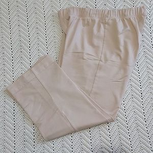 TICKLED PINK BY FUDA TAN STRETCH PANTS